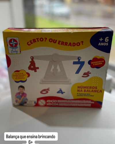 Balança Ensina Brincando 6+