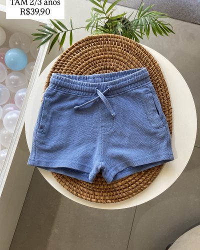 Bermuda Azul Zara Tamanho 2 3