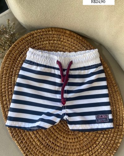 Bermuda Banho Luc.Boo Tamanho 3 meses