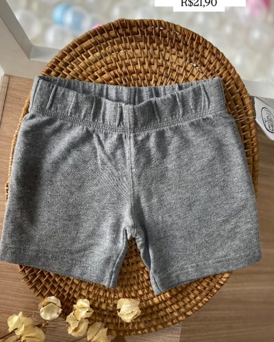 Bermuda Carter's Cinza Tamanho 18 meses