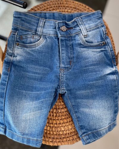 Bermuda Jeans Mega Teen Tamanho 2 3