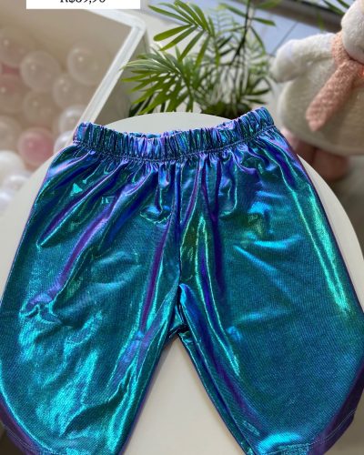 Bermuda Metálica Tamanho 8 10