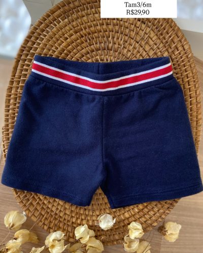Bermuda Moletom Milon Tamanho 3-6 meses