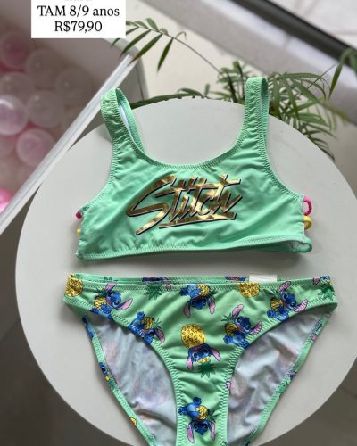 Biquíni Stitch Zara Tamanho 8-9 