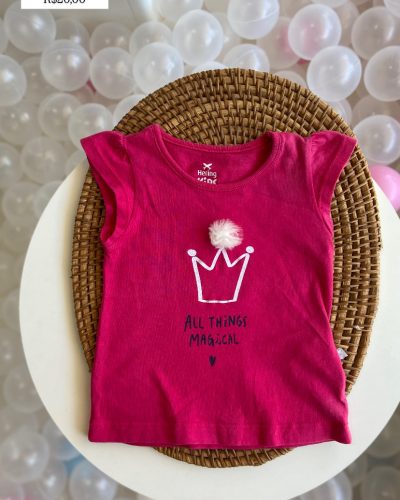 Blusa Hering Rosa Tamanho 6 9 meses