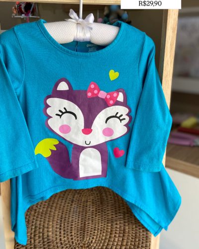 Blusa Manga Longa Gerber Tamanho 18 meses