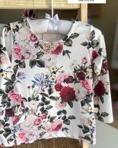 Blusa Manga Longa Kiki Xodó Tamanho 2