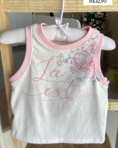 Blusa Rosa Petir Cherie Tamanho 2