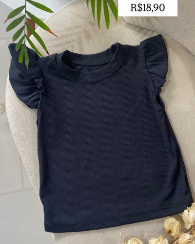 Blusa preta Tamanho 3 anos