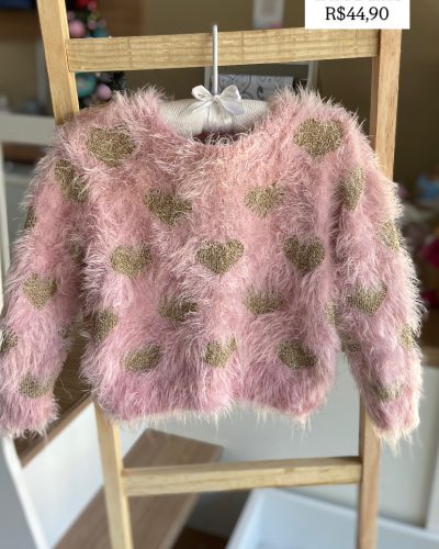 Blusão Rosa Anime Tamanho 2