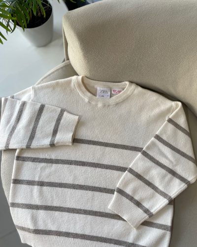 Blusão Zara Listras Tamanho 2-3