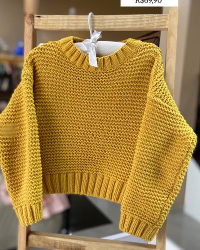 Blusão amarelo Zara Tamanho 6 7 anos