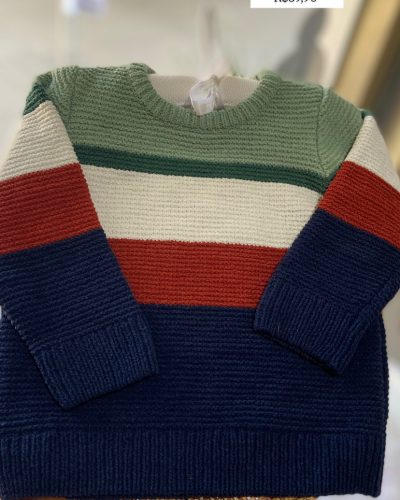 Blusão listrado poim Tamanho 2 anos