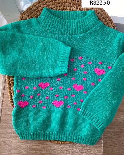 Blusão verde Tamanho 2 anos