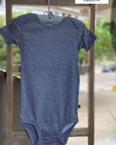 Body Carter's Cinza Tamanho 24 meses