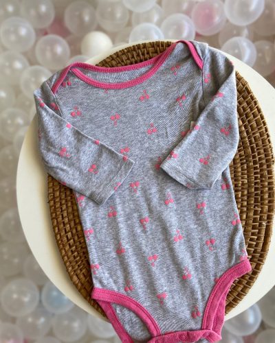 Body Cereja Carter's Tamanho 3 6 meses