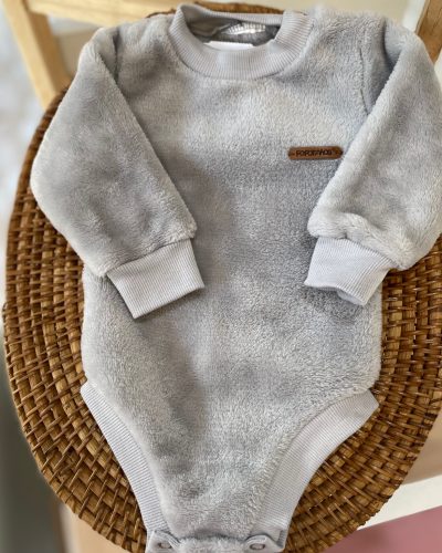 Body Plush Cinza Tamanho 0 3 meses