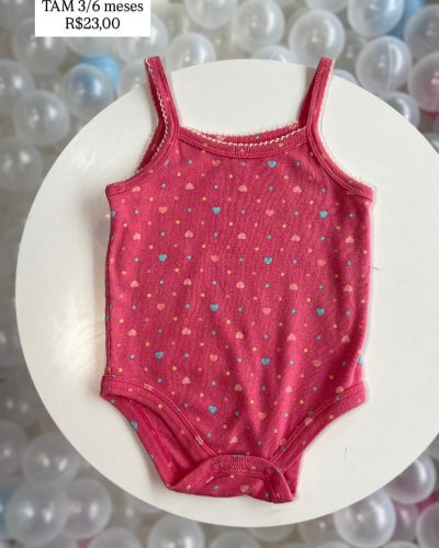 Body Rosa Teddy Boom Tamanho 3 6 meses