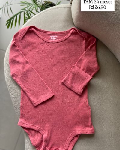 Body Rose Carter's Tamanho 24 meses
