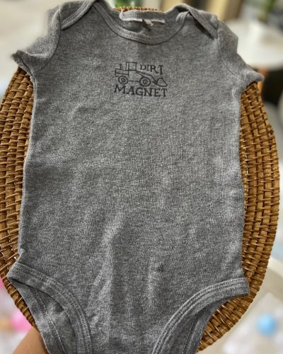 Body cinza carter'S Tamanho 6 meses