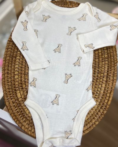 Body girafa Baby club Tamanho 0 3 meses