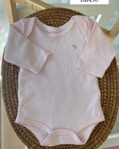 Body rosa Tamanho 3 6 meses