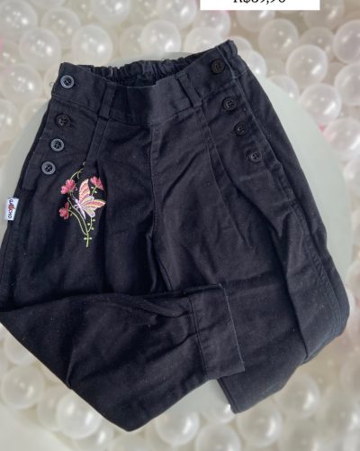 Bombacha Preta Tamanho 4