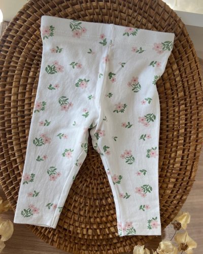 Calça Branca Florida Tamanho RN