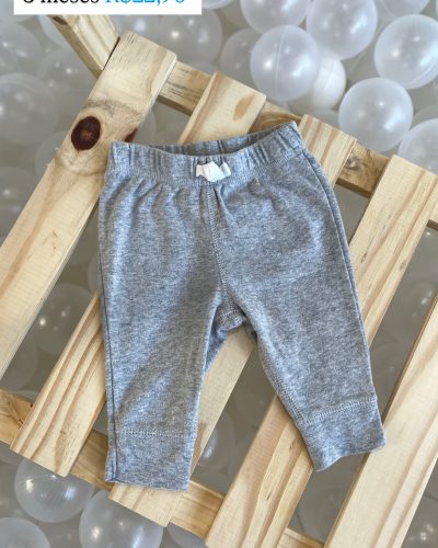Calça Carter's Cinza Tamanho 3 meses