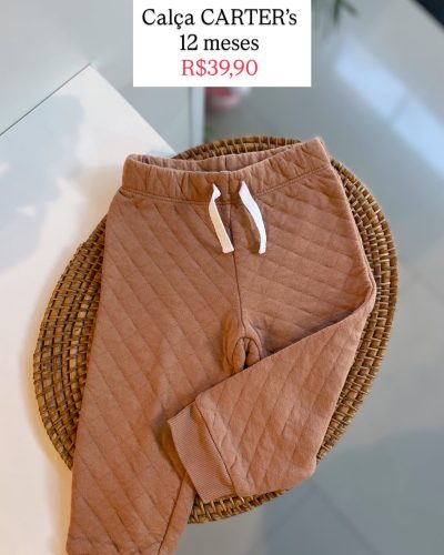 Calça Carter's Tamanho 12 meses