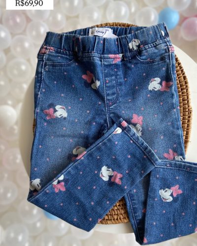 Calça Jeans GAP Minnie Tamanho 5