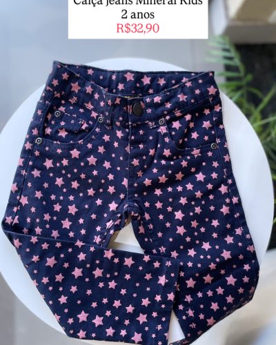 Calça Jeans Mineral Kids Tamanho 2