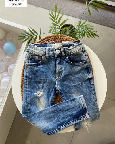 Calça Jeans Zara Tamanho 4