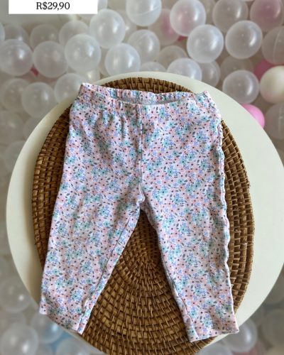 Calça Malha Florida Carter's Tamanho 6 9 meses