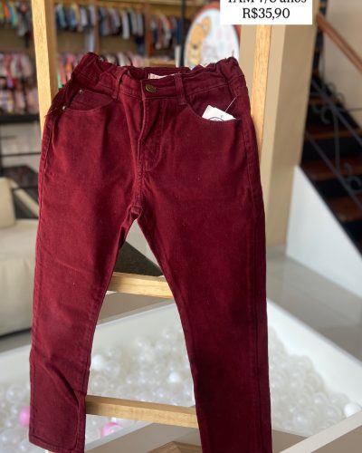 Calça bordo Kids denin Tamanho Tamanho 7 8 anos