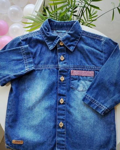 Camisa Jeans Tamanho 1