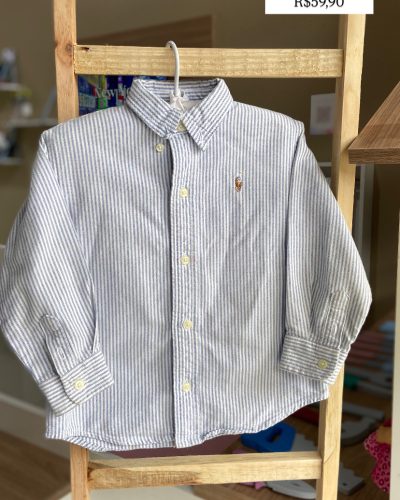 Camisa Listrada Ralph Lauren Tamanho 3