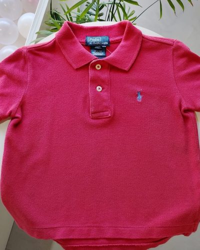 Camisa Polo Ralph Lauren Vermelha Tamanho 2