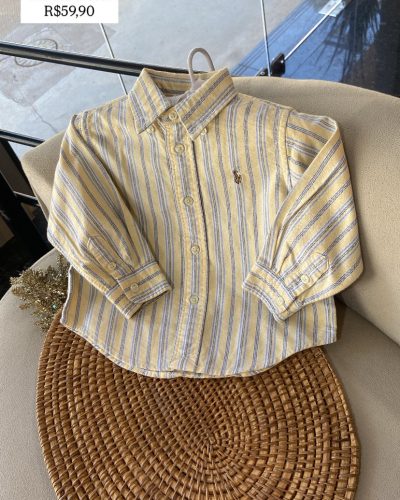 Camisa Ralph Lauren Tamanho 12 meses