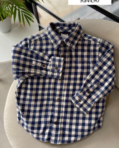 Camisa Xadrez Gymboree Tamanho 18 24 meses