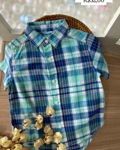 Camisa Xadrez Place Tamanho 2