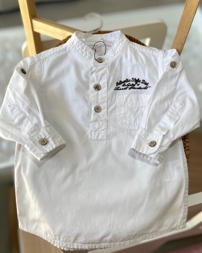 Camiseta Baby Club Branca Tamanho 6 9 meses