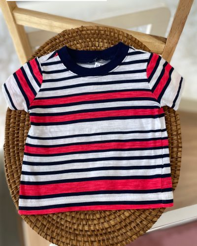 Camiseta Carter's Listrada Tamanho 3 meses