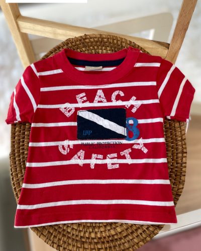 Camiseta Milon Listrada Tamanho 3 6 meses