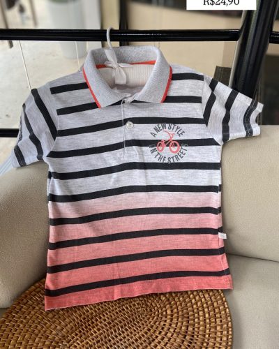 Camiseta Polo Brandili Tamanho 2 3