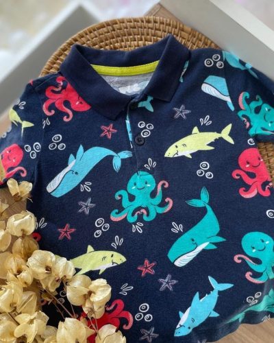 Camiseta Puc Peixes Tamanho 1