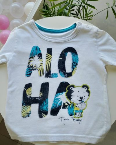 Camiseta Tigor Aloha Tamanho 2