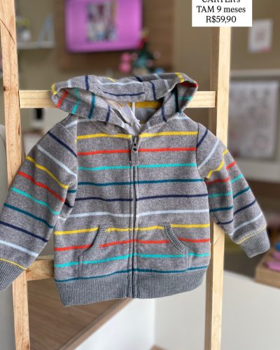 Casaco Fleece Carter's Tamanho 9 meses