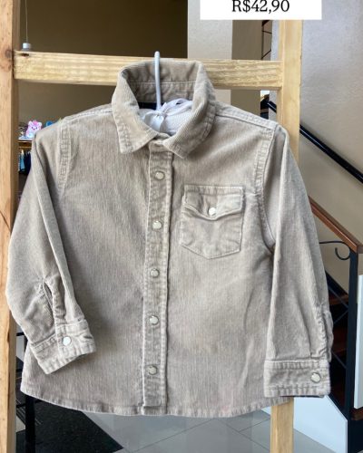 Casaco veludo Tamanho 12 18 anos