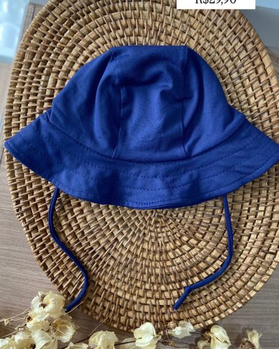 Chapéu de Praia Dedeka Azul Tamanho 1 2